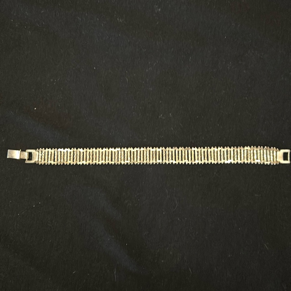 8 inch, gold plated bracelet